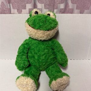 Build A Bear Green Plush Frog Toy
